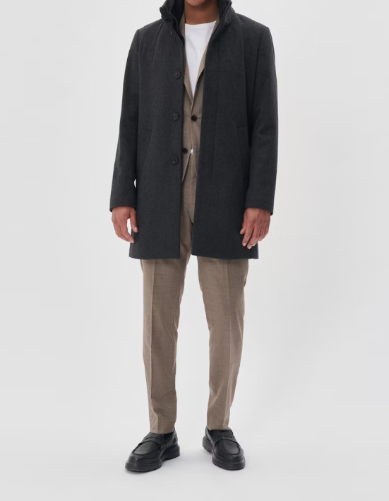 Matinique Harvey N Ull Frakk Mørk Grå