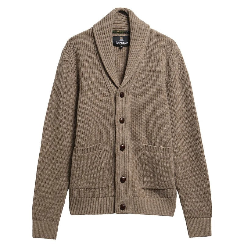 Barbour Hartland Cardigan Shawl Beige