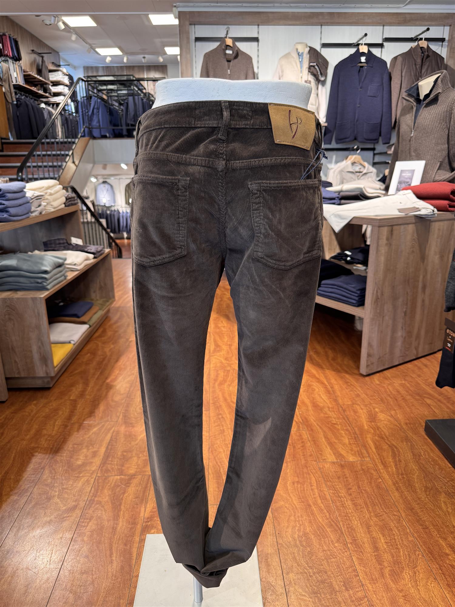 HandPicked Ravello Kordfløyel 5-Pocket Brun