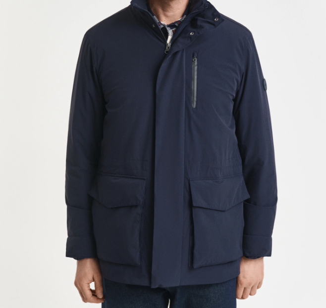 Gant Parkas 3/4 Lengde Marineblå