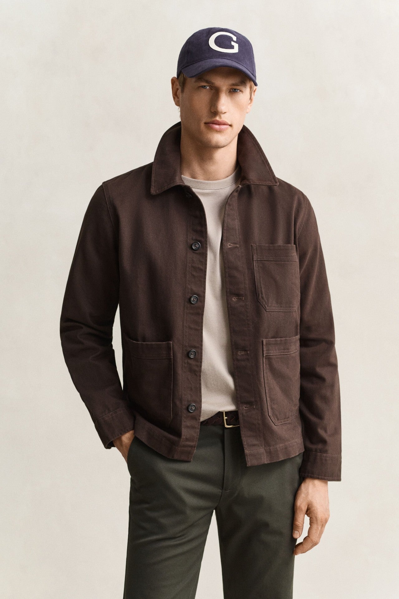 Gant Overshirt Brun