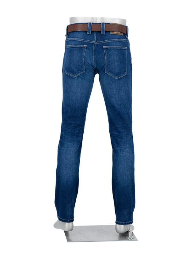 Alberto Premium Pipe Lefthand Jeans Mørkeblå