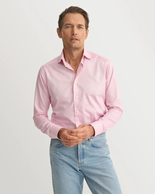 Eton Skjorte Contemporary Oxford Rosa