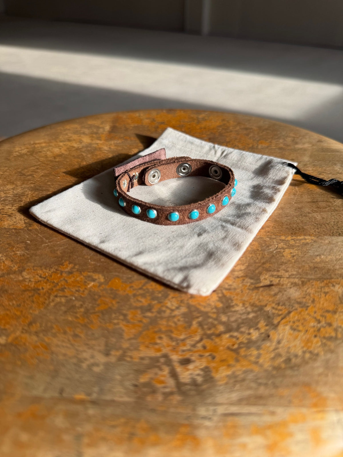 Alberto Luti Western Armbånd Small Stone Turkis