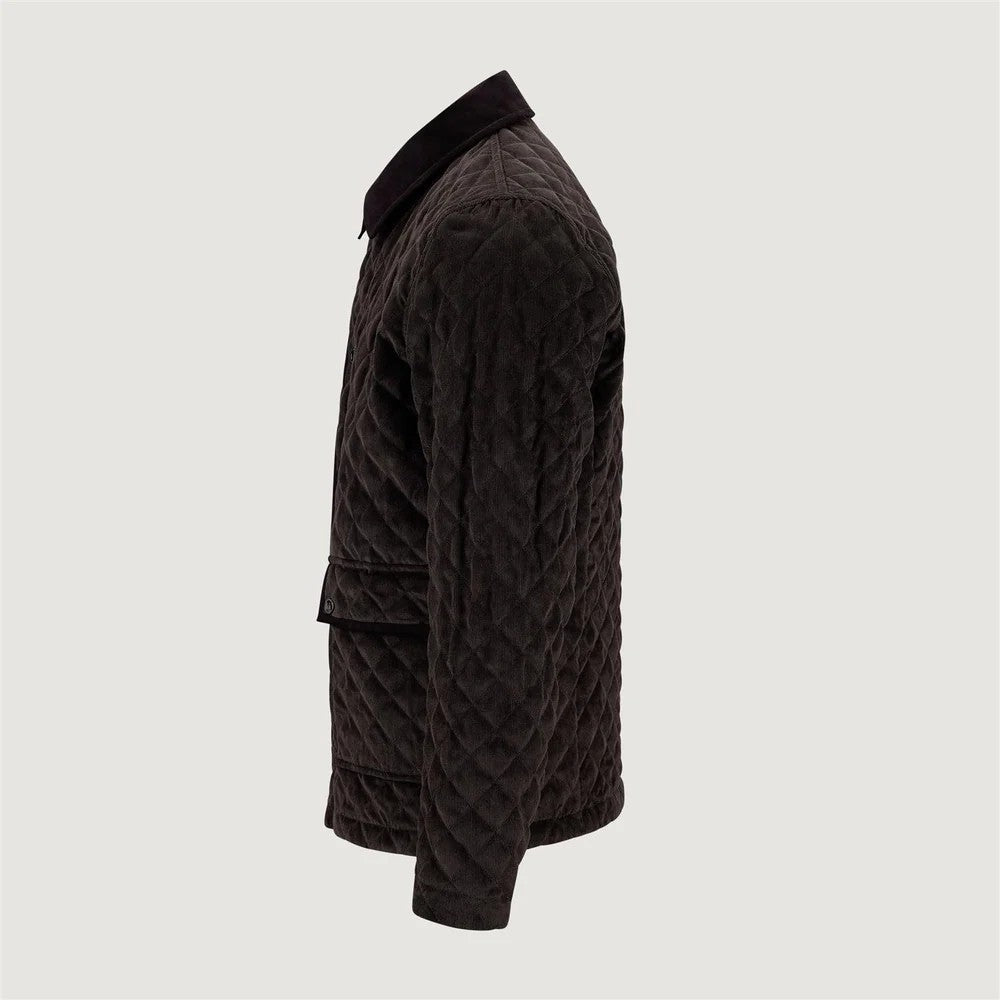 Monel Adrian Quilt Jakke Brun