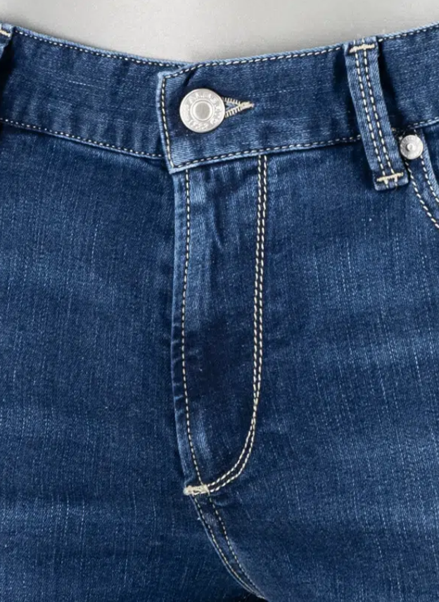 Alberto Jeans PIPE Super Stretch Blå M/Steinfarge