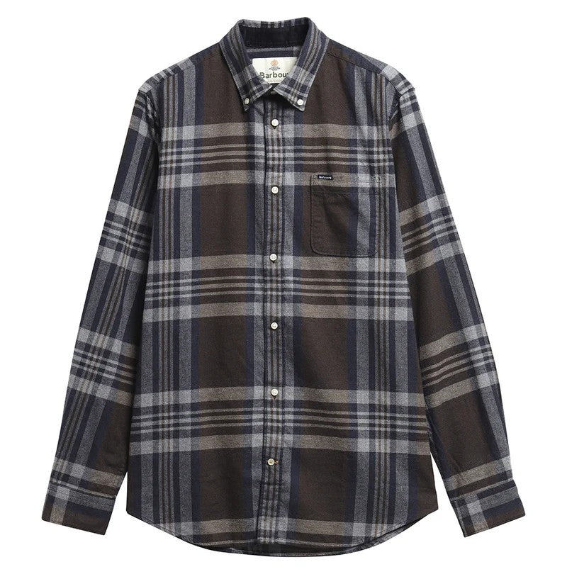 Barbour Dovedale Flanellskjorte Ruter Brun/blå