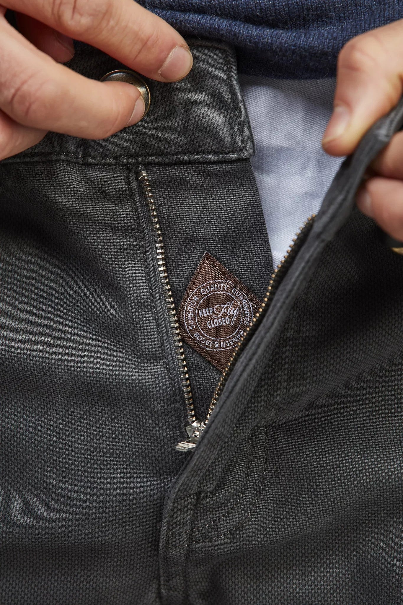 Hansen & Jacob 5-Pocket Bormio Grå
