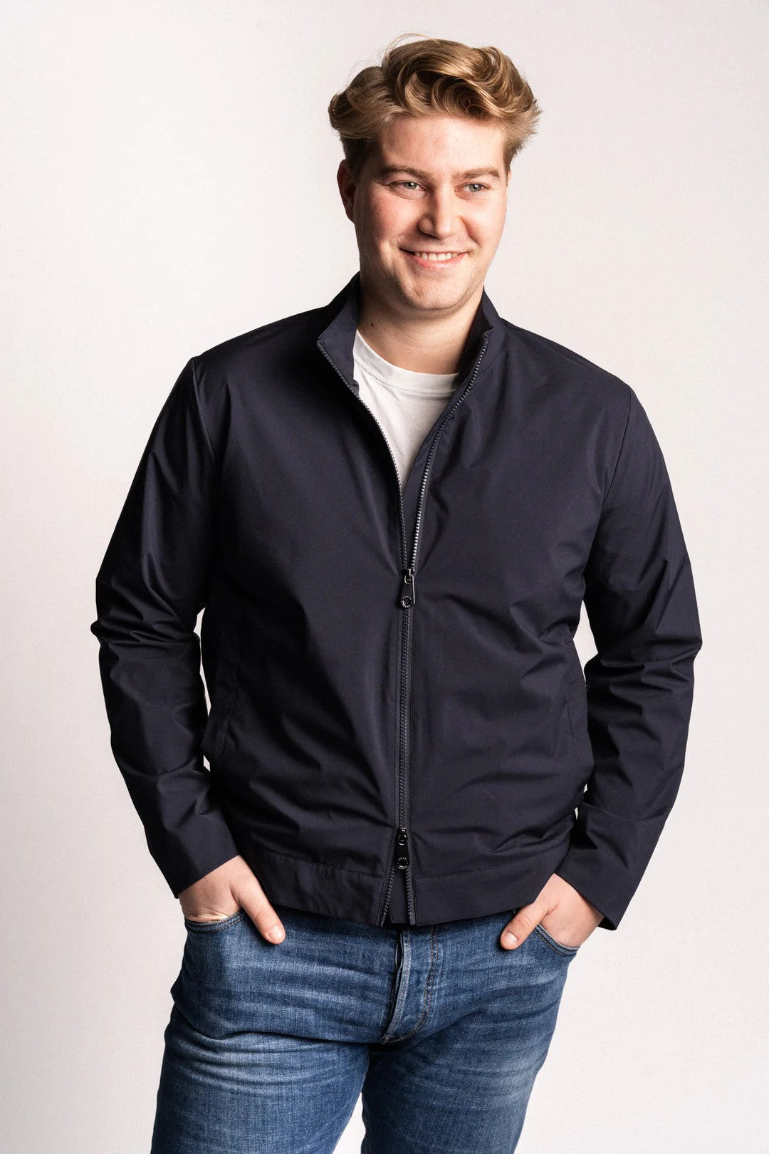 Monel August Light Weight Jakke Marine