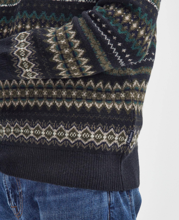 Barbour Case Fair Isle Crewneck Lammeull