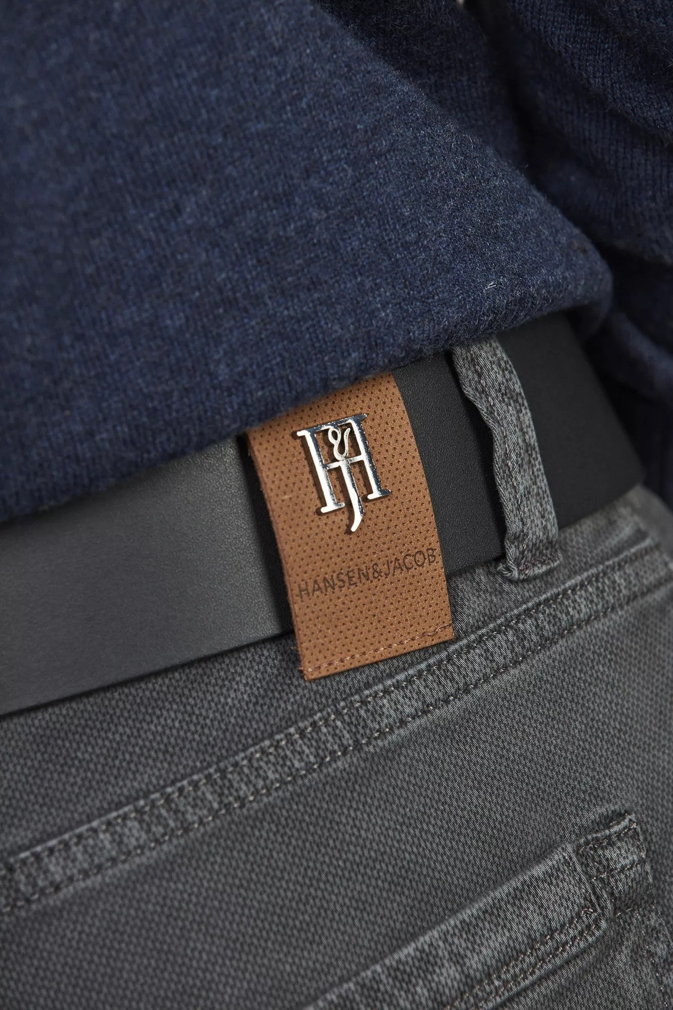 Hansen & Jacob 5-Pocket Bormio Grå