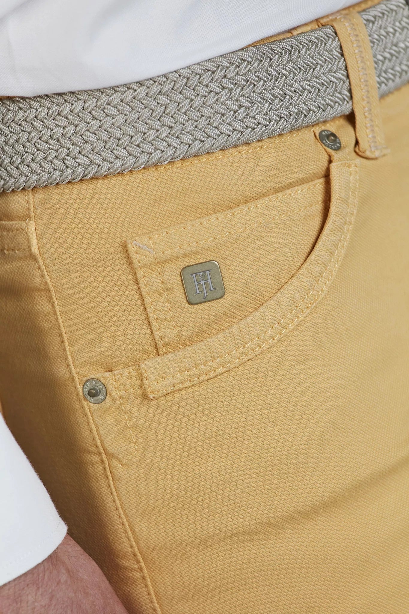 Hansen & Jacob 5-Pocket Bomull Gul