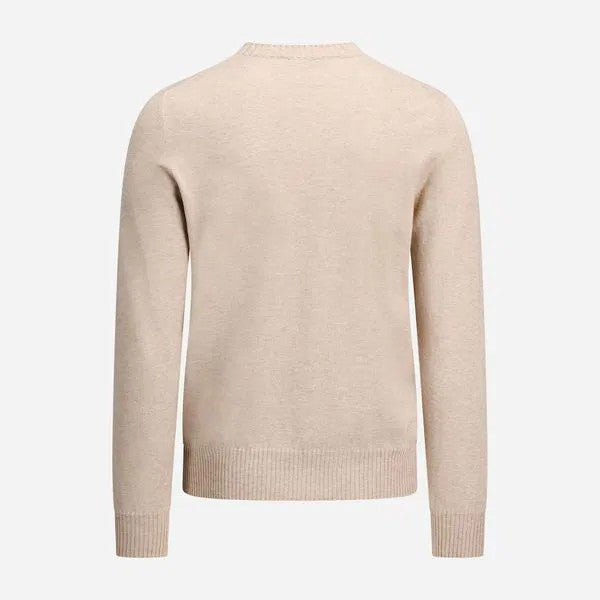 Gran Sasso Genser Tynn Bomull/Kashmir Beige