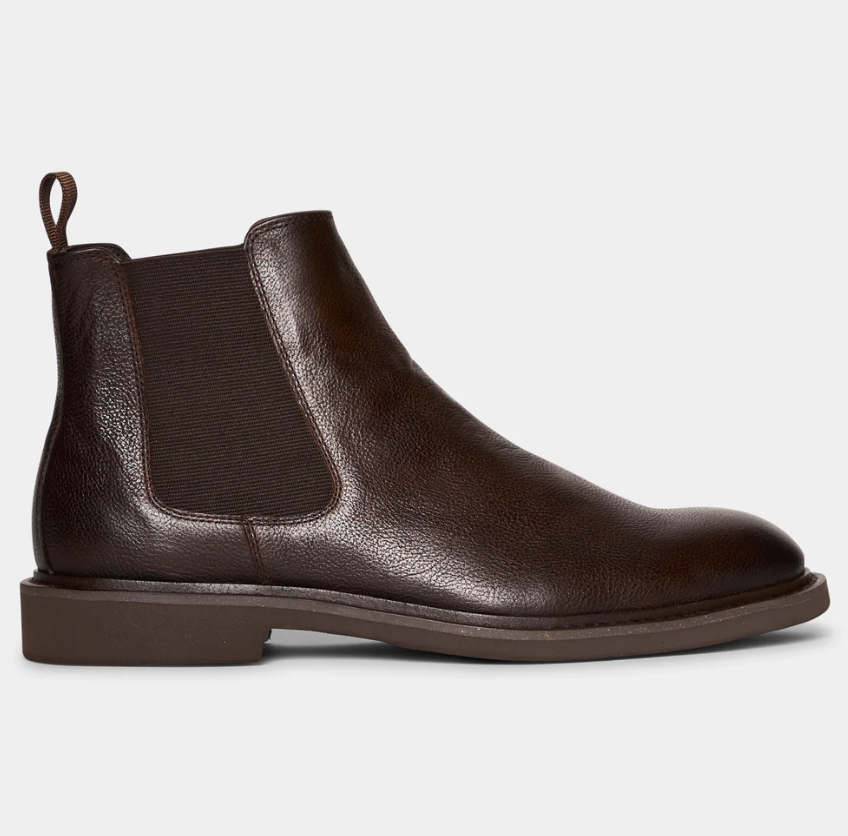 TGA Chelsea Boot Kalveskinn Mørk Brun