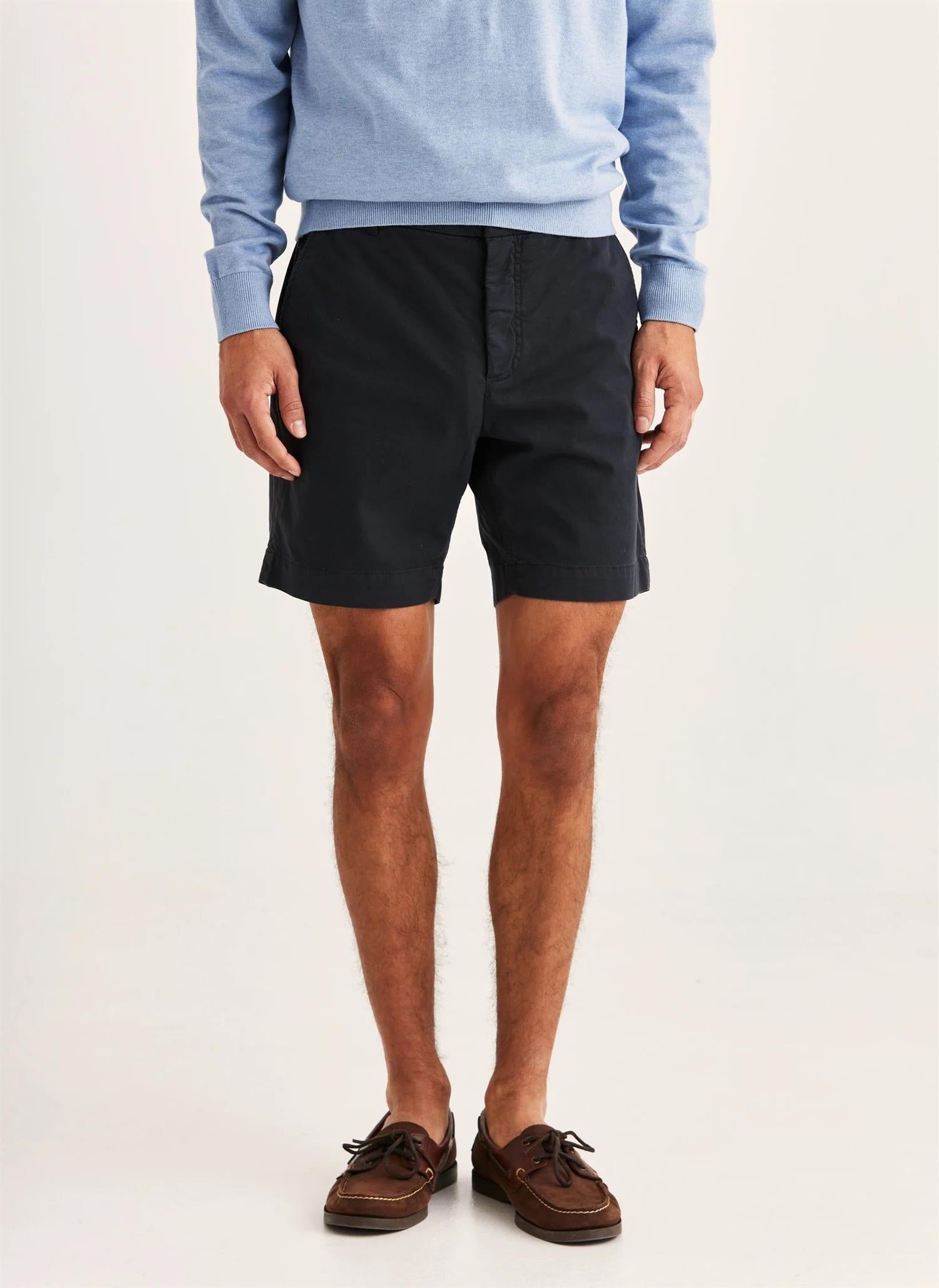 Morris Jeffrey Chino Shorts Bomull Marin