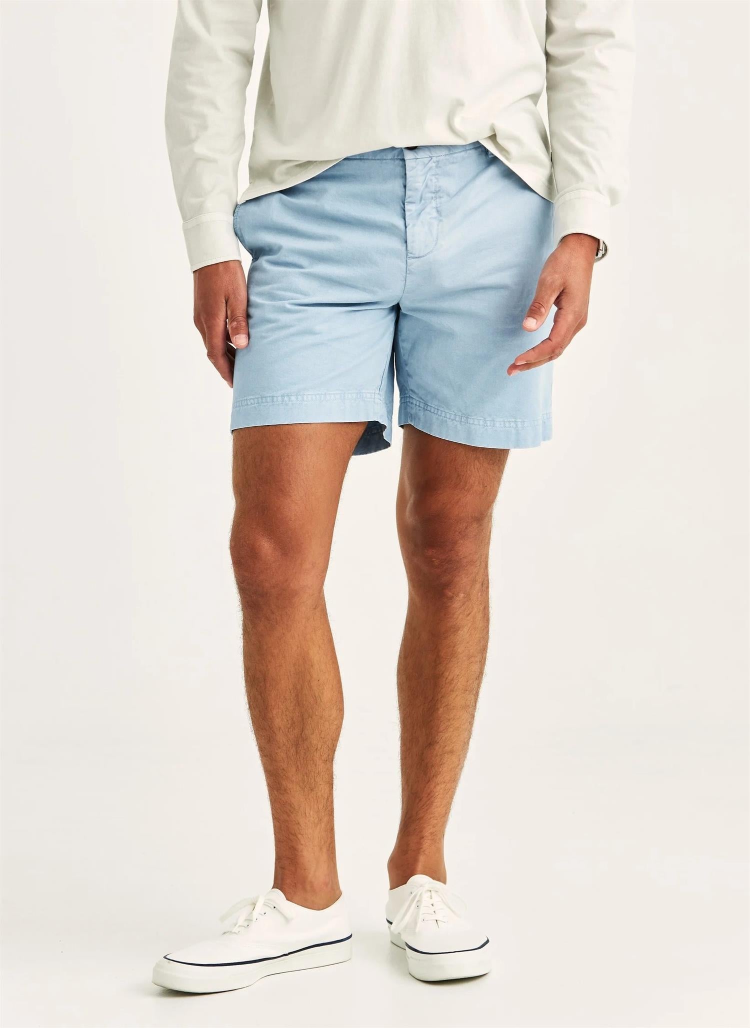 Morris Chino Shorts Rosa Lyseblå