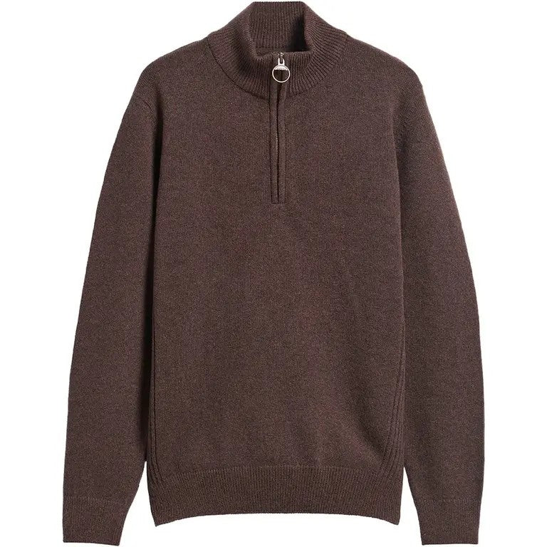 Barbour Holden Half Zip Ull Brun
