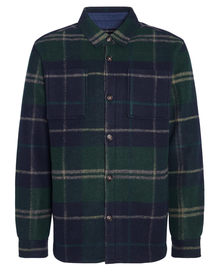 Barbour Chapter Overshirt Grønn/Blå Rutet