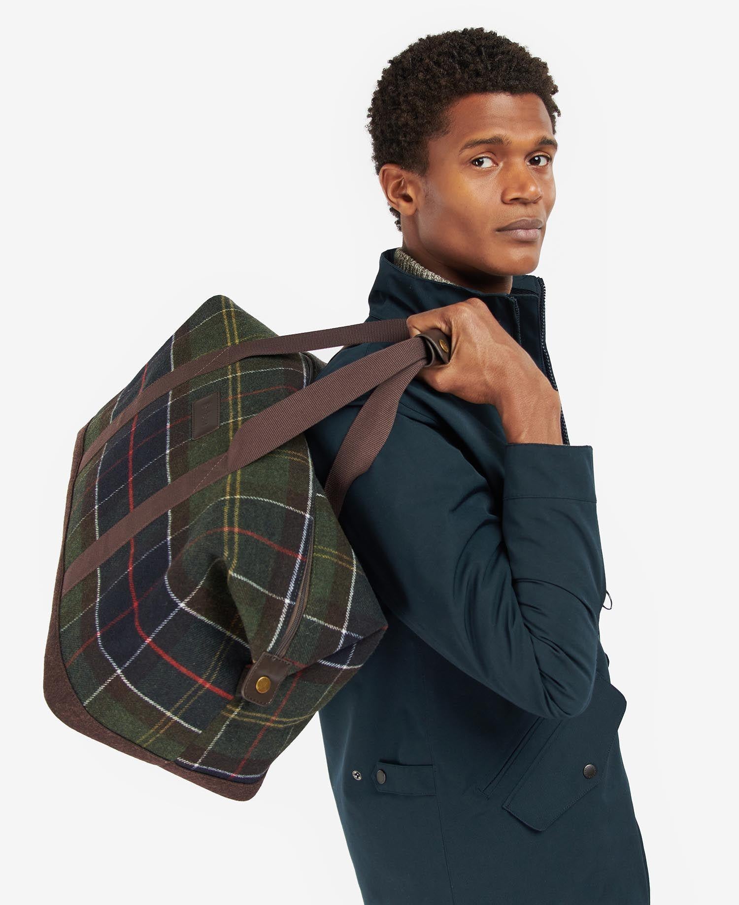 Barbour Cree Tartan Holdall Weekend Bag