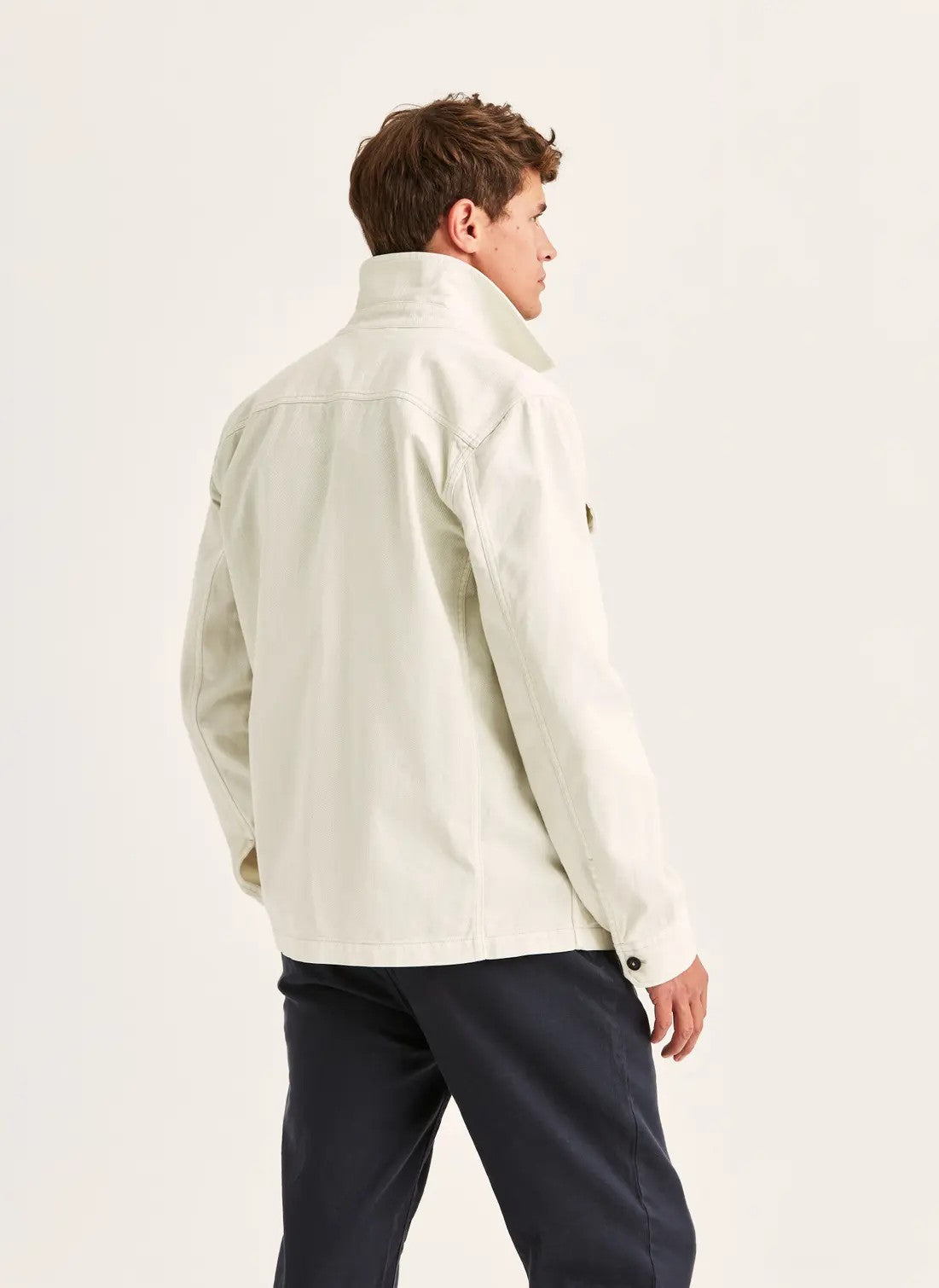 Morris Alain Twill Overshirt Bomull Off-white