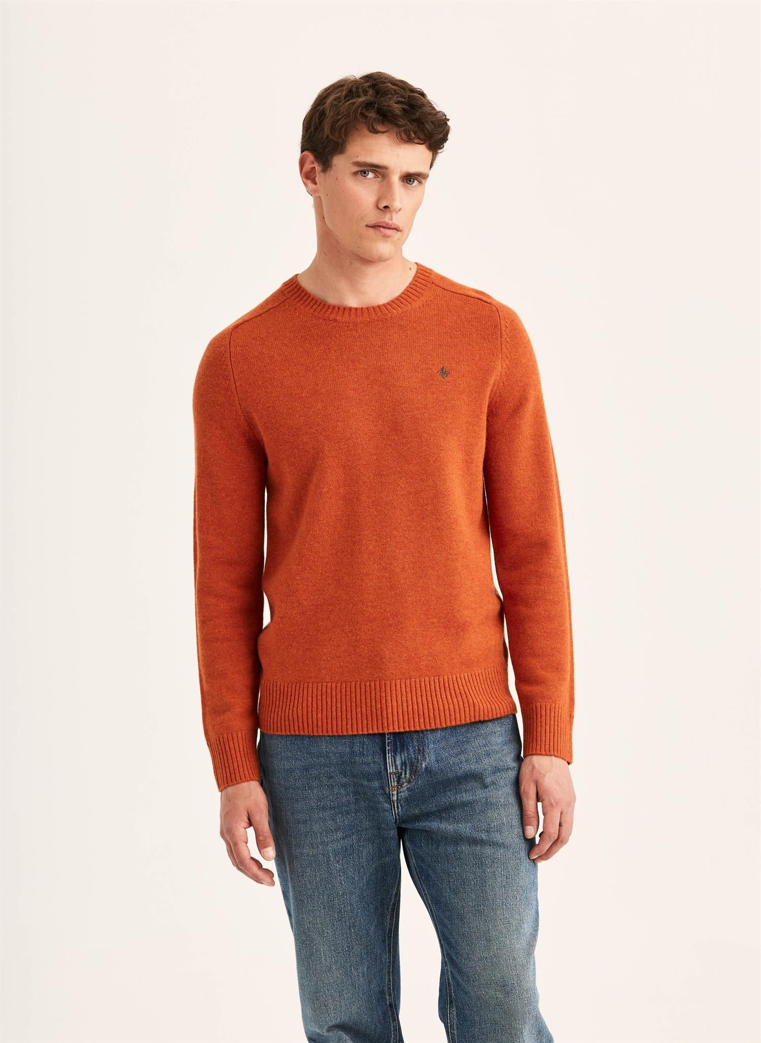 Morris Hertford Oneck Genser Oransje
