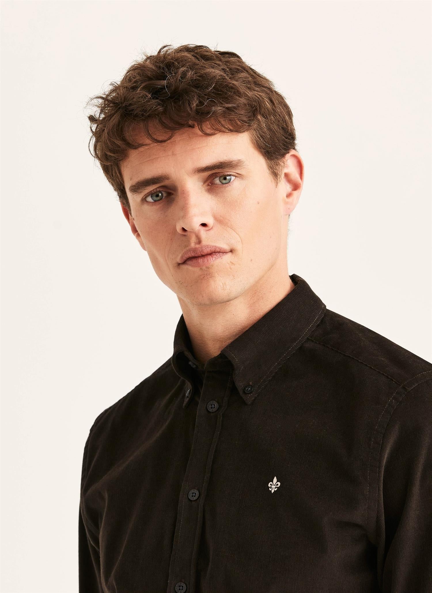 Morris Douglas Cord Skjorte brun