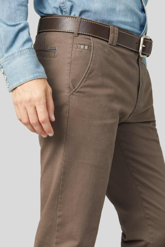 Meyer Chinos Roma Bomull Brun