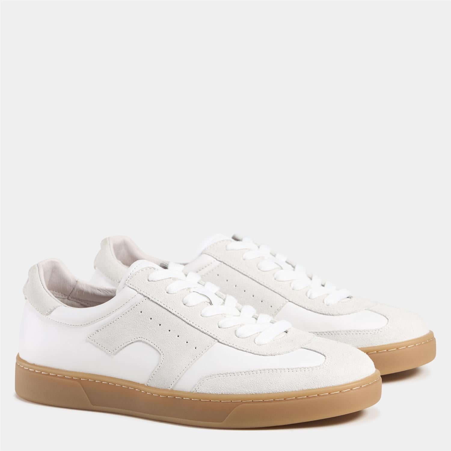 TGA X LAB Sneaker Skinn Hvit