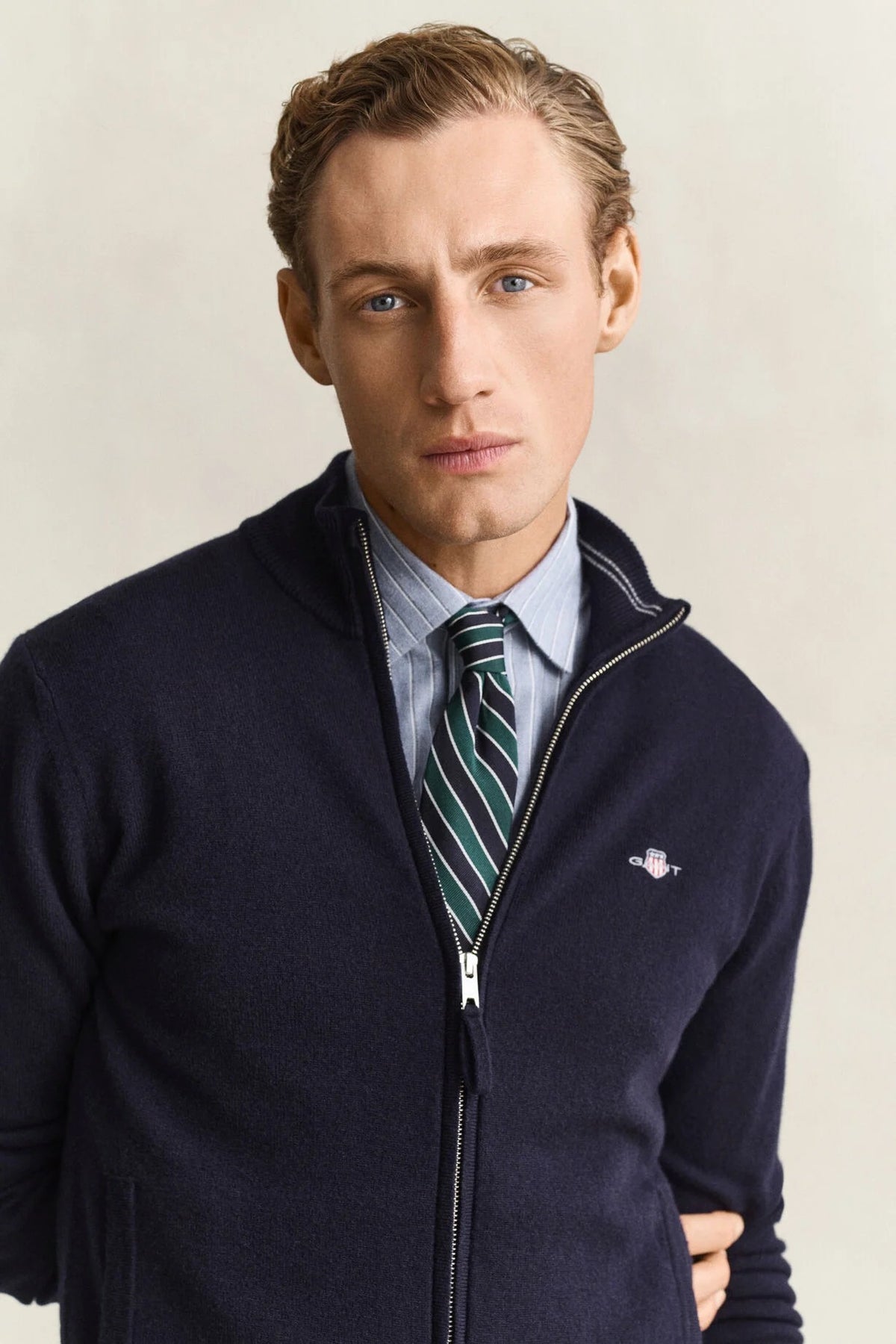 Gant Genser Full-zip Marine