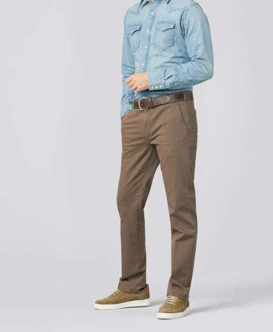 Meyer Chinos Roma Bomull Brun