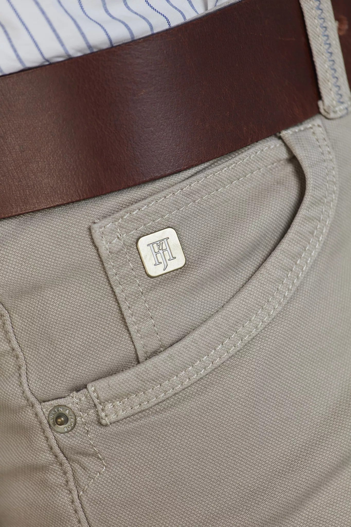 Hansen & Jacob 5-Pocket Bomull Beige