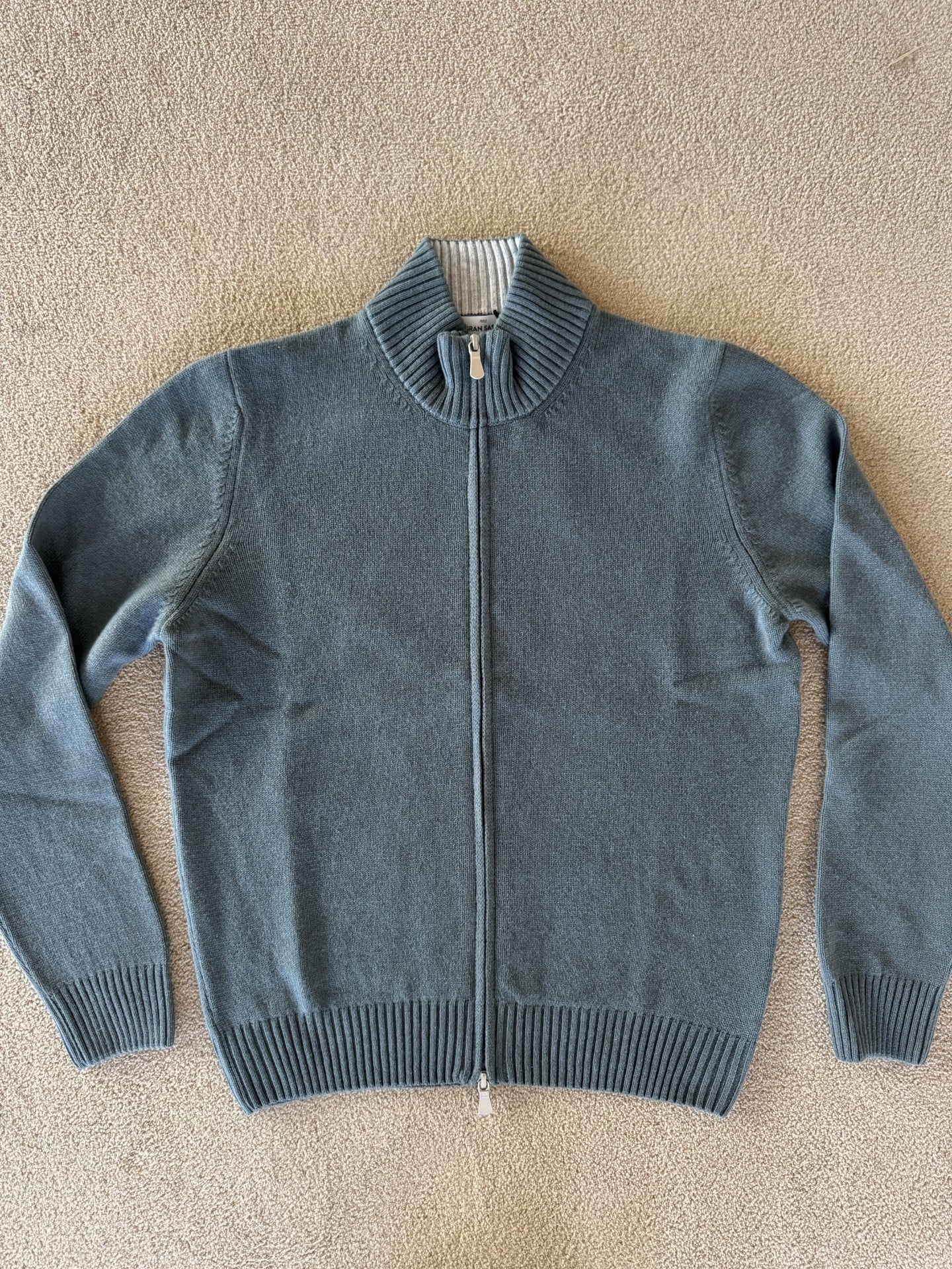 Gran Sasso Full-Zip Cardigan Merino/Kashmir Grønn