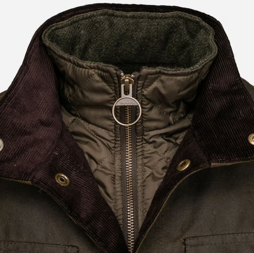 Barbour Ogston Wax Ytterjakke Grønn