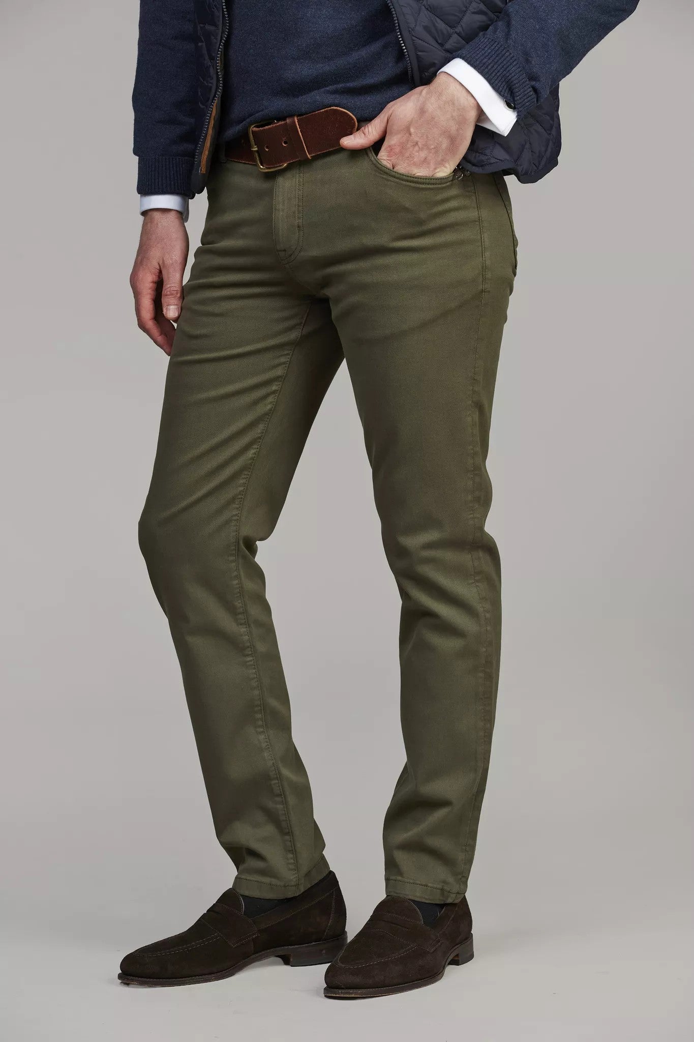 Hansen & Jacob 5-Pocket Okado Grønn