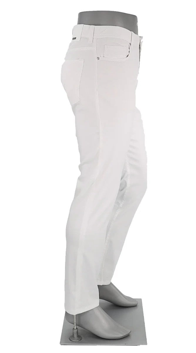 Alberto Jeans Pipe Premium Business Hvit