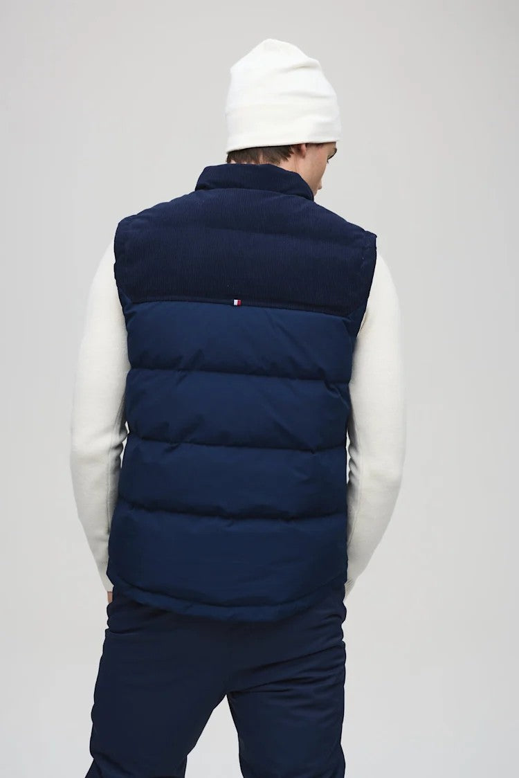 Les Arcs Andray Cord Vest Marine