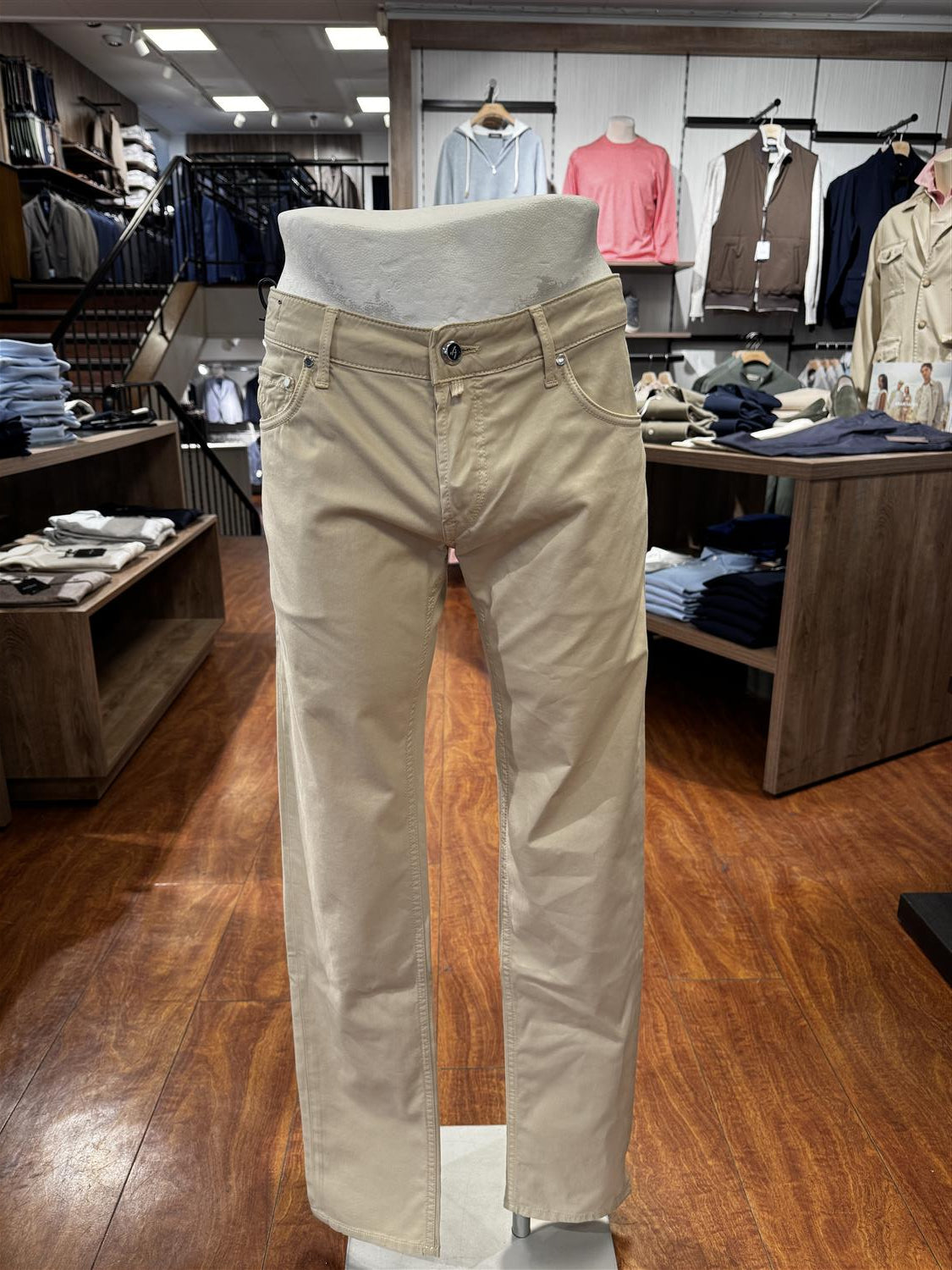 HandPicked Orvieto 5-Pocket Bomull Beige