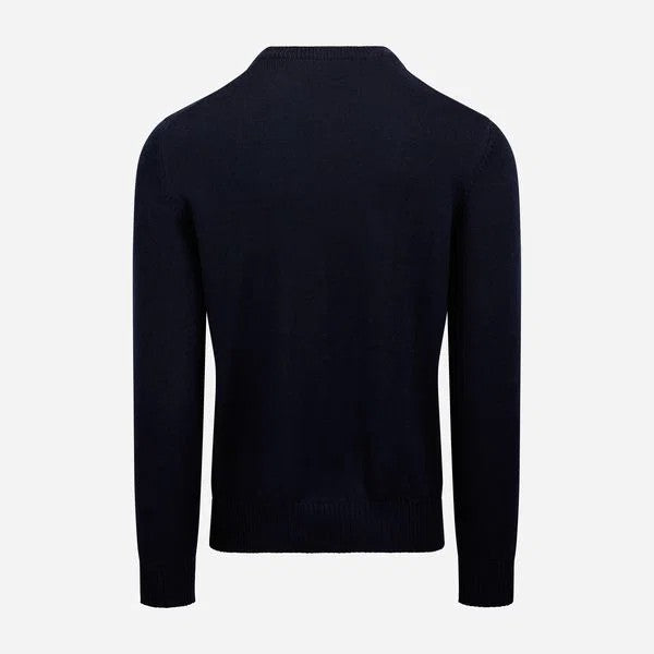 Gran Sasso Crewneck Merinoull Marine