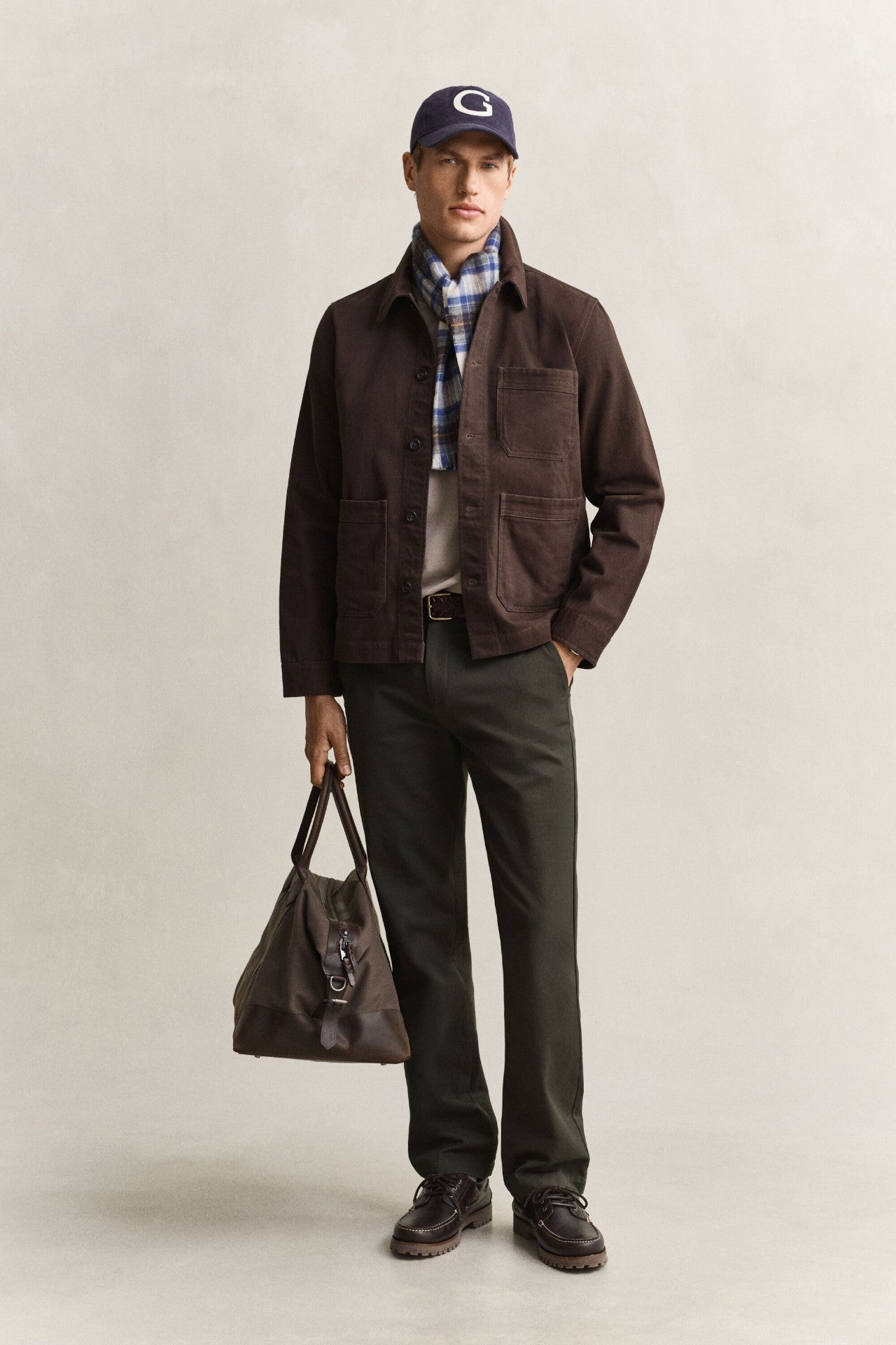 Gant Overshirt Brun