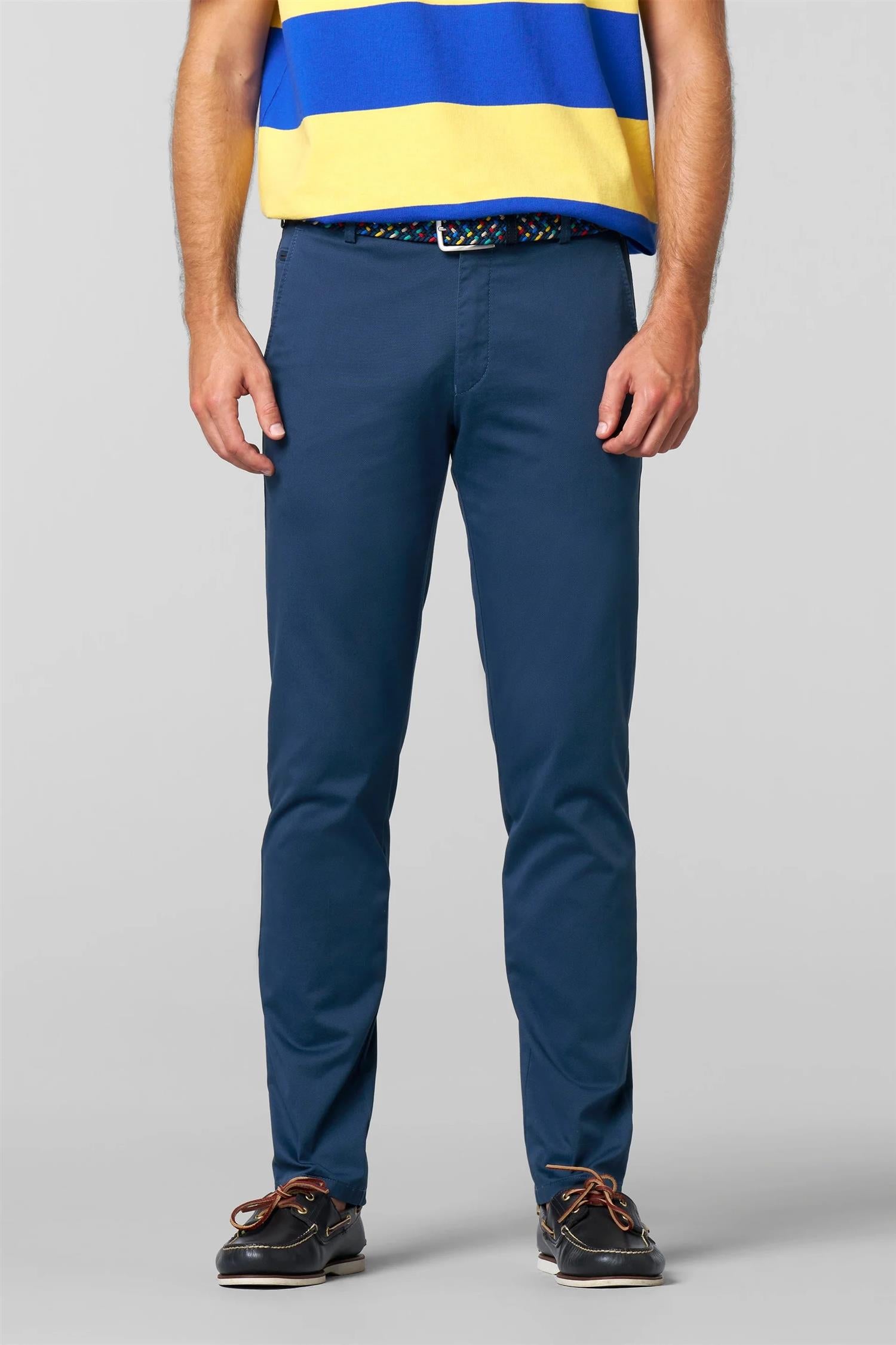 Meyer Chinos Bonn Bomull Marine