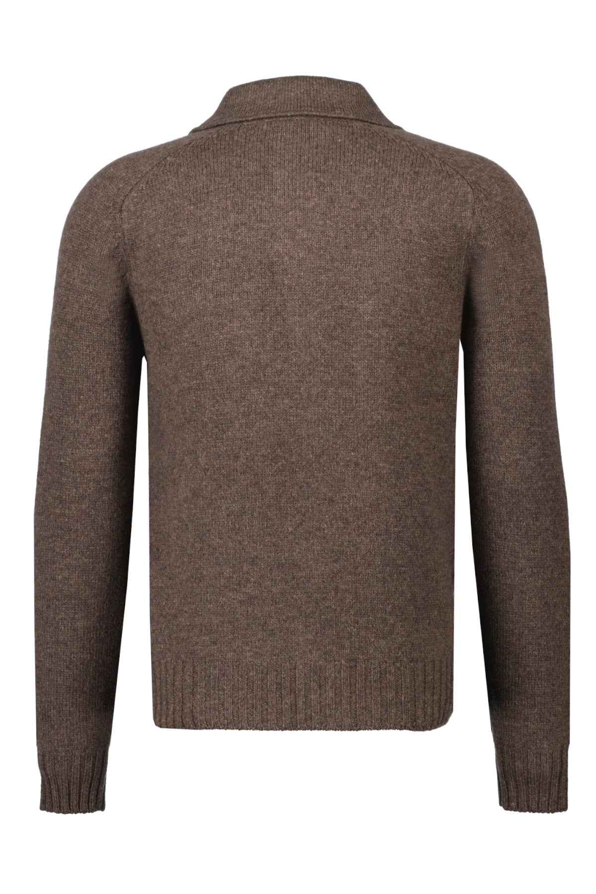 Gran Sasso Merino Cardigan Knapper M/Brystlommer Brun