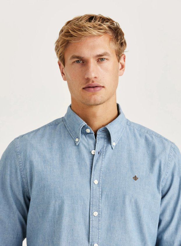 Morris Chambray Skjorte Slim Fit