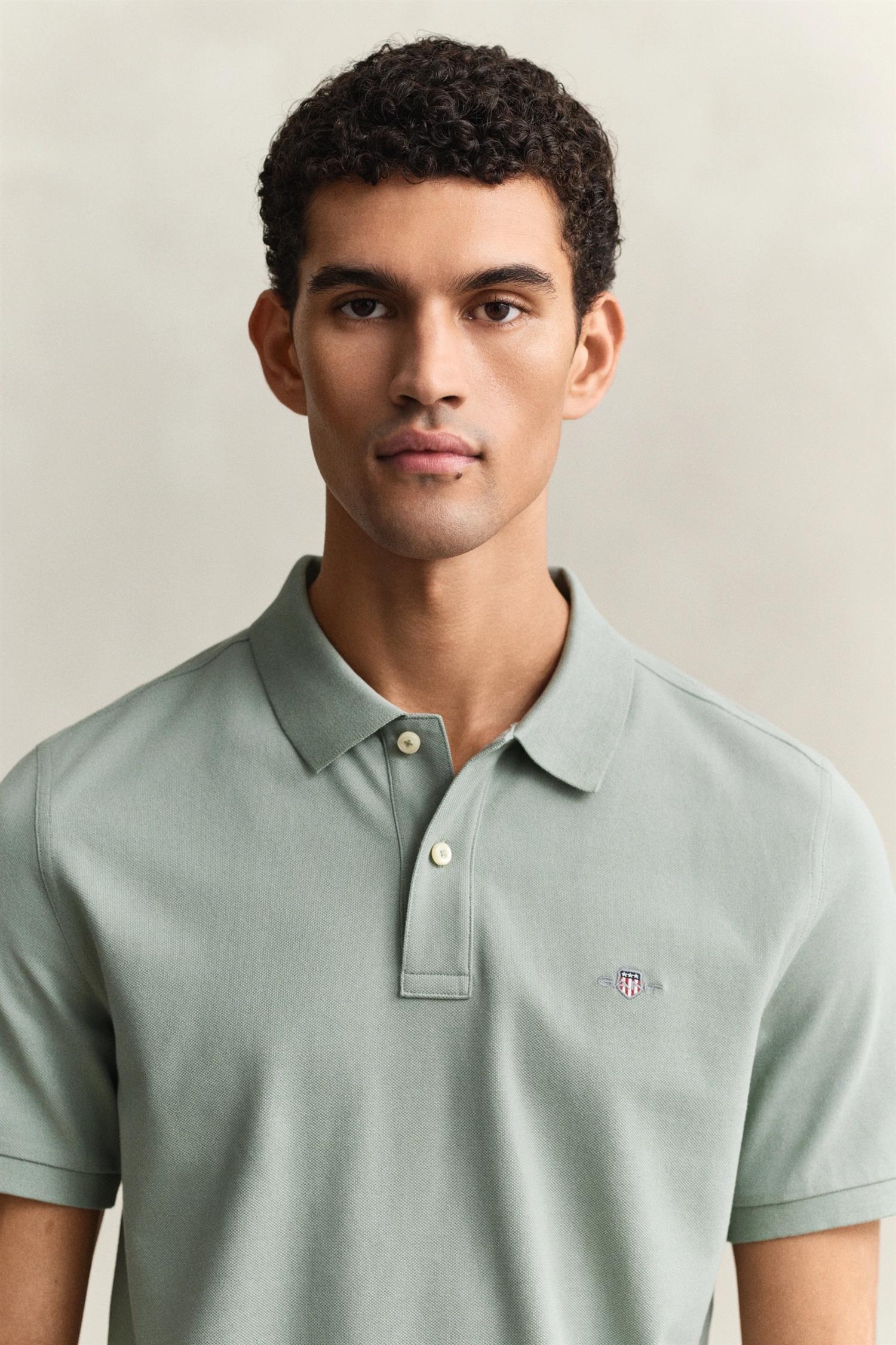 Gant Original Pique Bomull Grønn