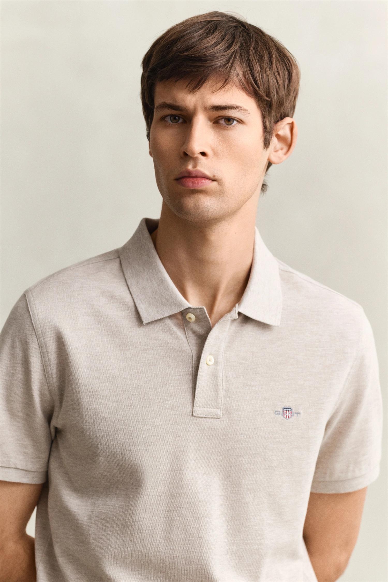 Gant Original Pique Bomull Beige
