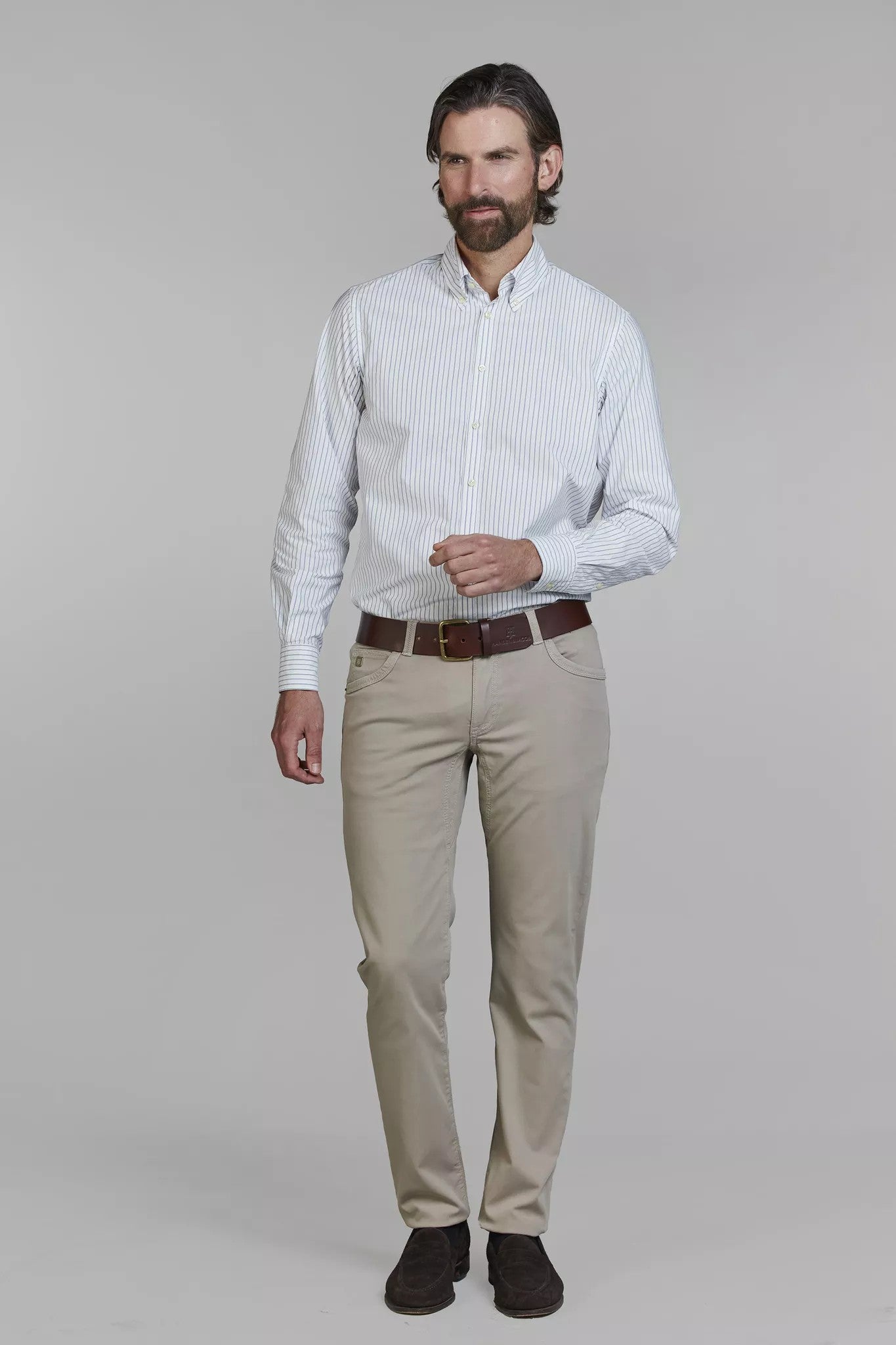 Hansen & Jacob 5-Pocket Bomull Beige