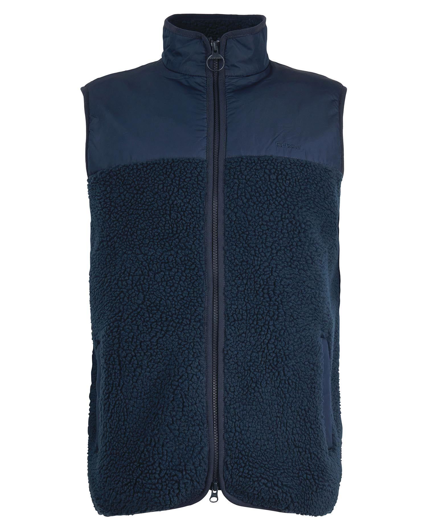 Barbour Newlan Fleece Vest Mørkeblå