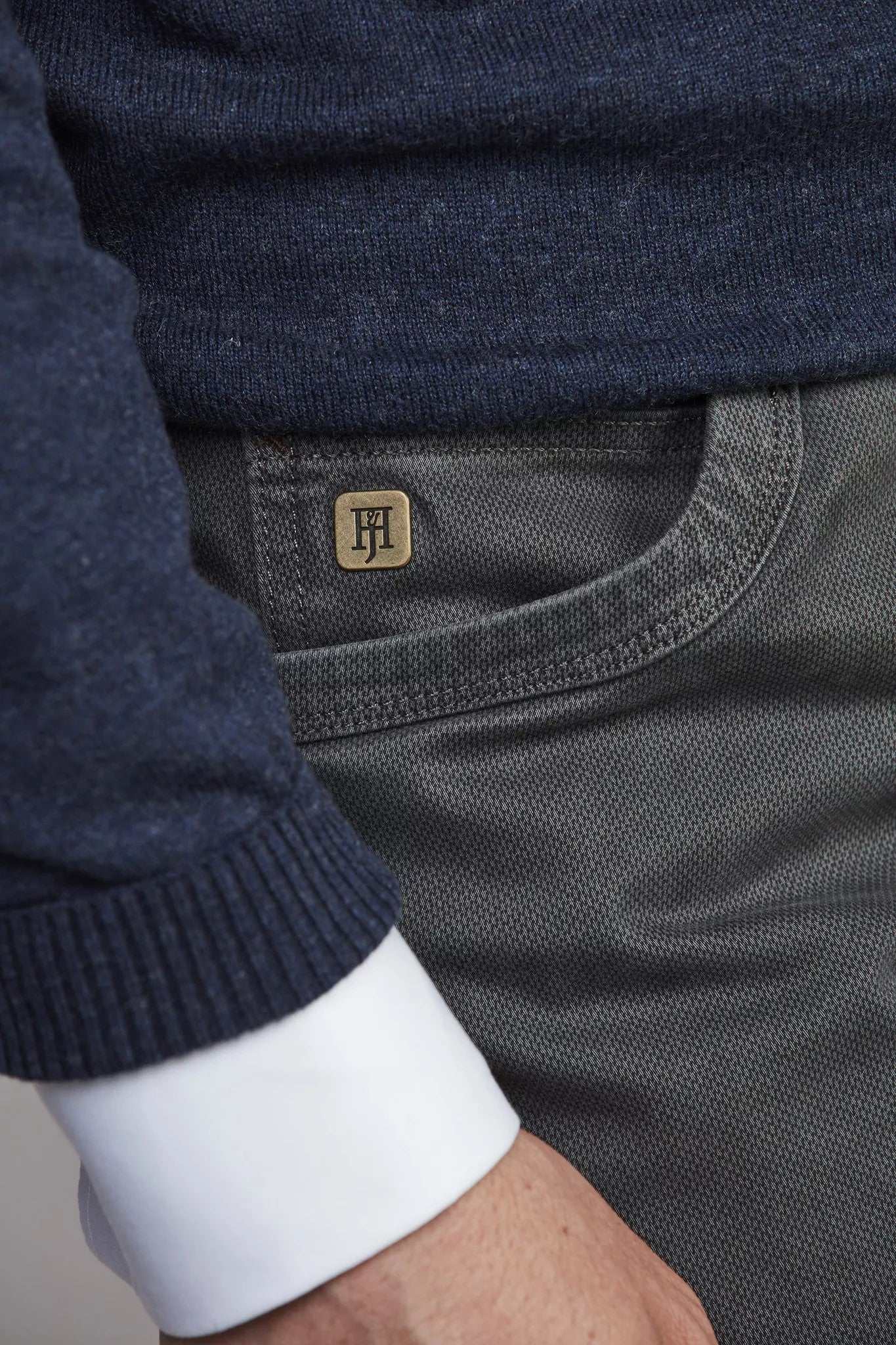 Hansen & Jacob 5-Pocket Bormio Grå