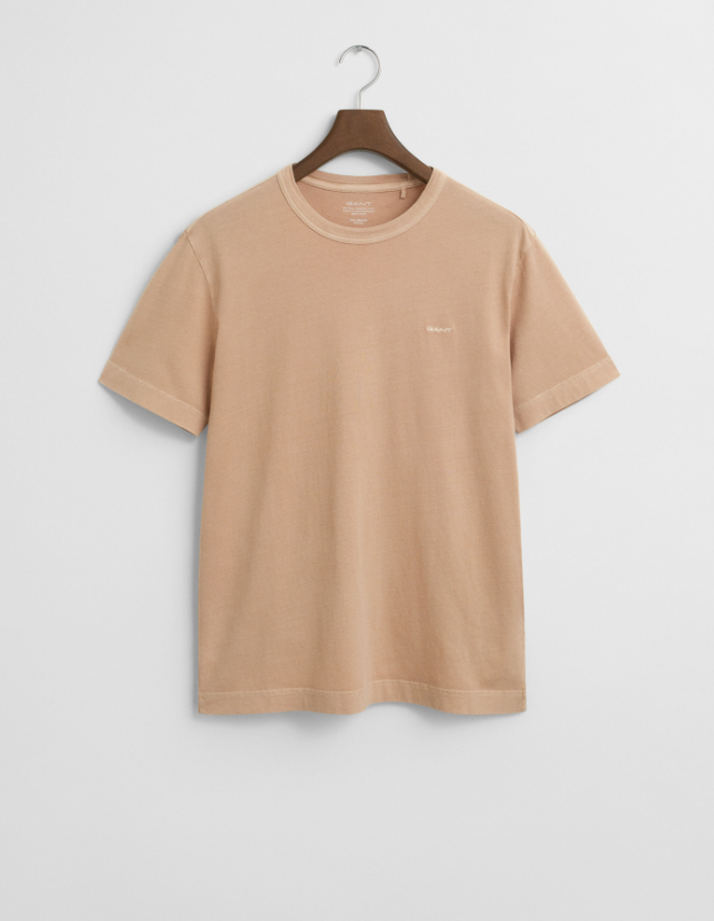 Gant Sunfaded Bomull T-Skjorte Sandfarget