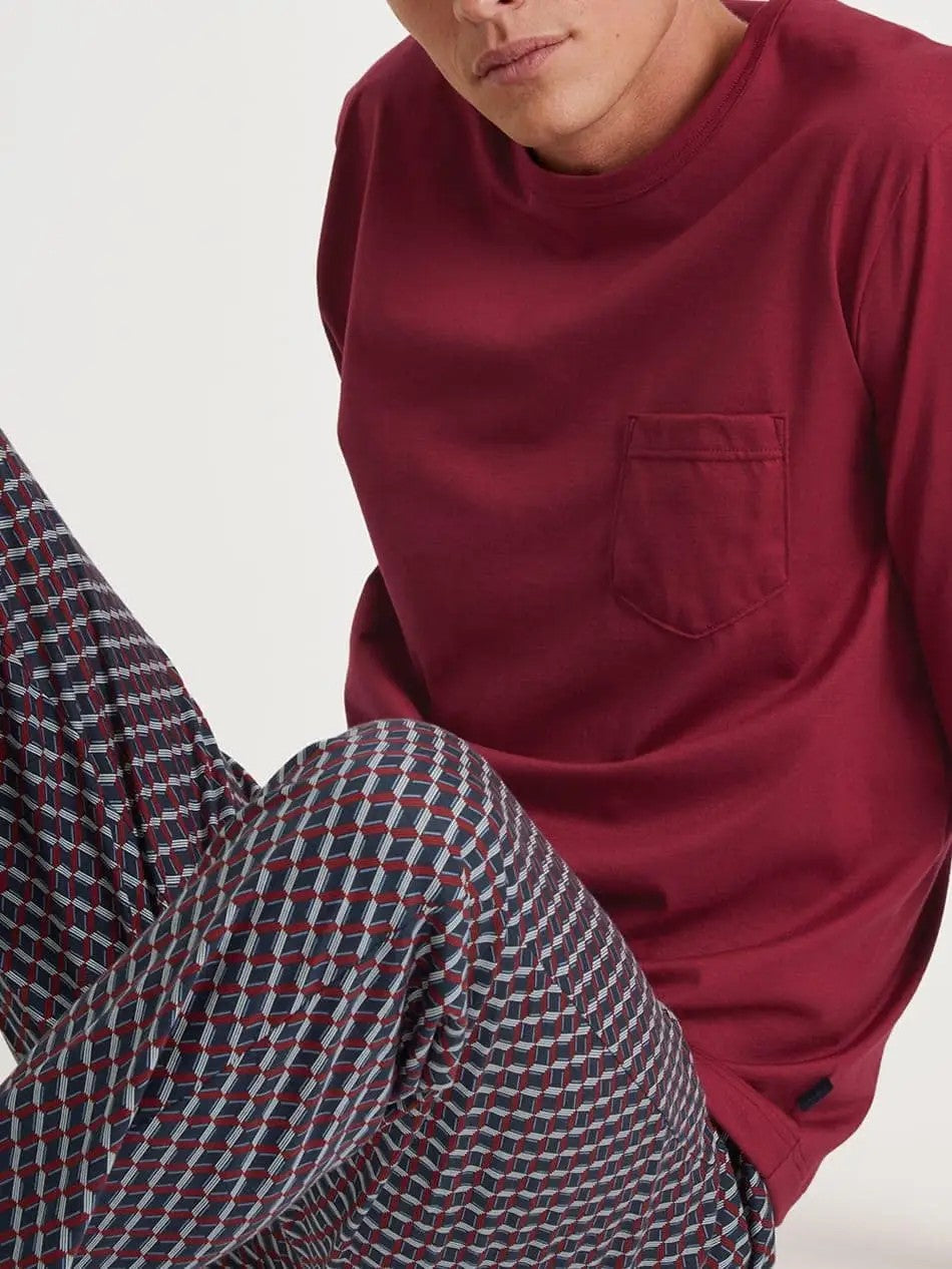 Calida Pyjamas Bomull Rød