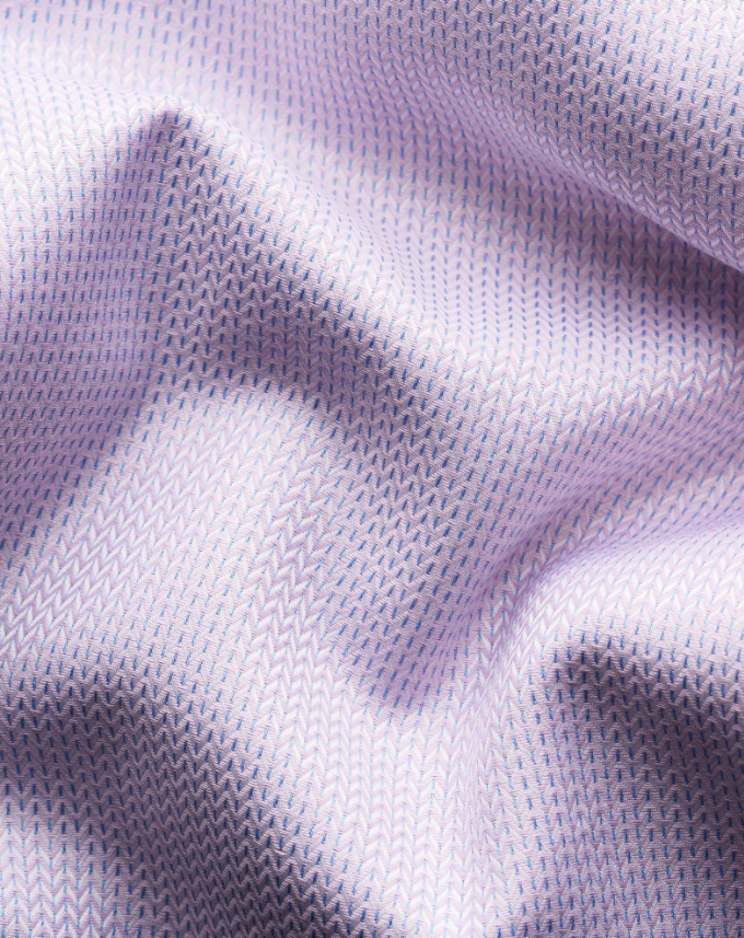Eton Skjorte Contemporary Herringbone Lyserosa